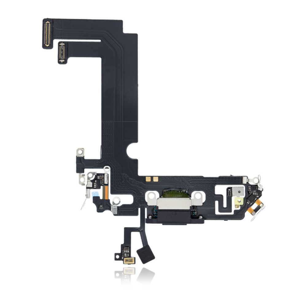 Charging Port Flex Cable For Apple iPhone 12 Mini (Original Pulled) (Black)