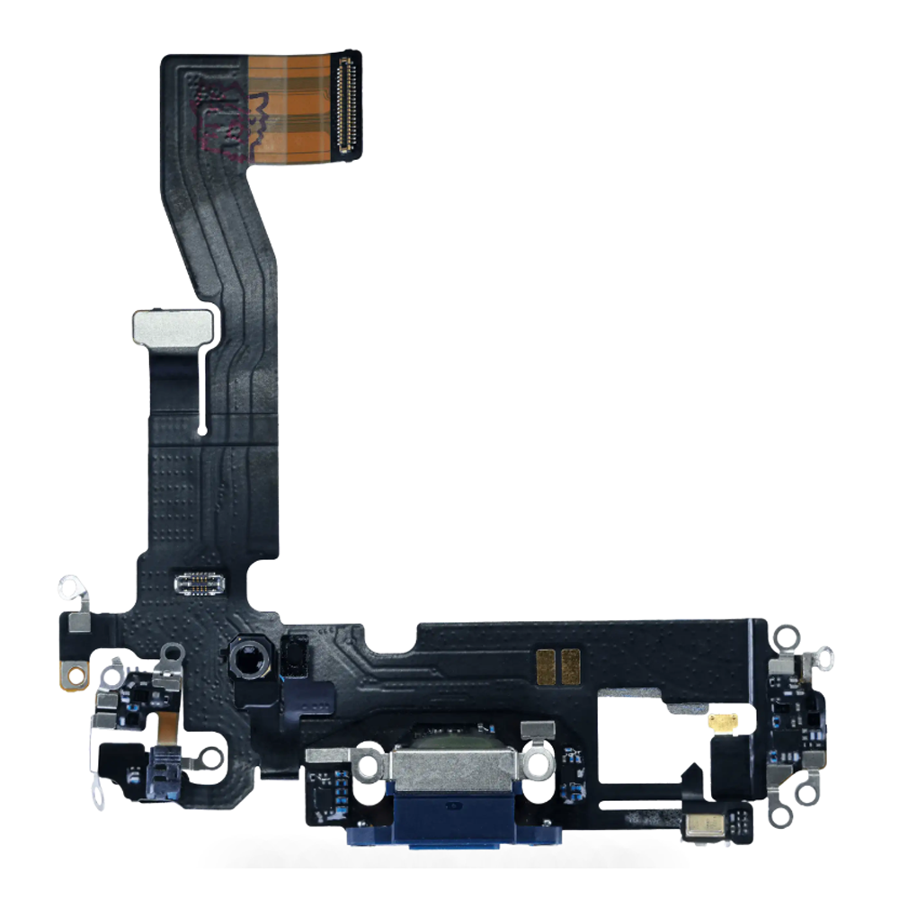 Charging Port Flex Cable For Apple iPhone 12 (Original Pulled) (Blue)