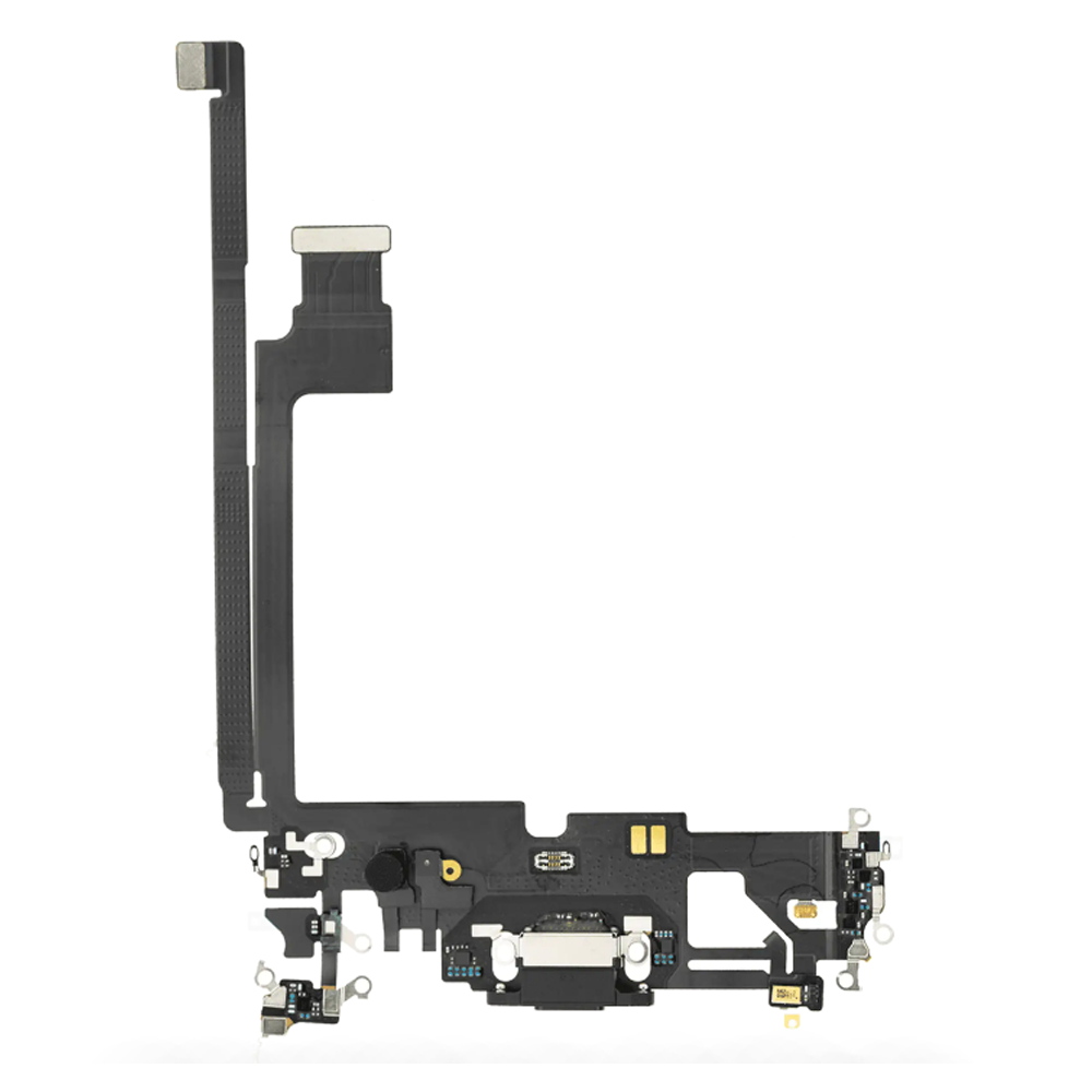 Charging Port Flex Cable For Apple iPhone 12 Pro Max (Original Pulled) (Graphite)