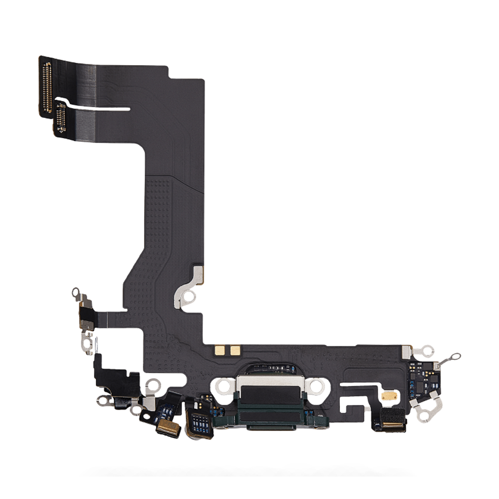 Charging Port Flex Cable For Apple iPhone 13 Mini (Original Pulled) (Green)