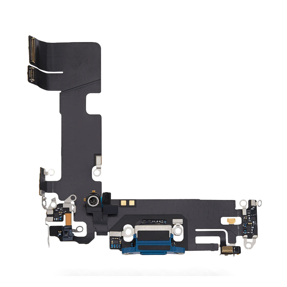 Charging Port Flex Cable For Apple iPhone 13 (Original Pulled) (Blue)