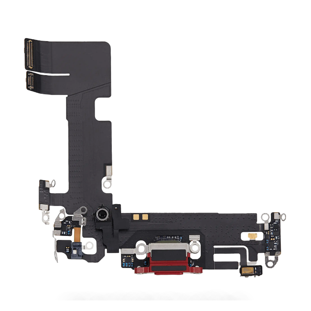Charging Port Flex Cable For Apple iPhone 13 (Original Pulled) (Red)
