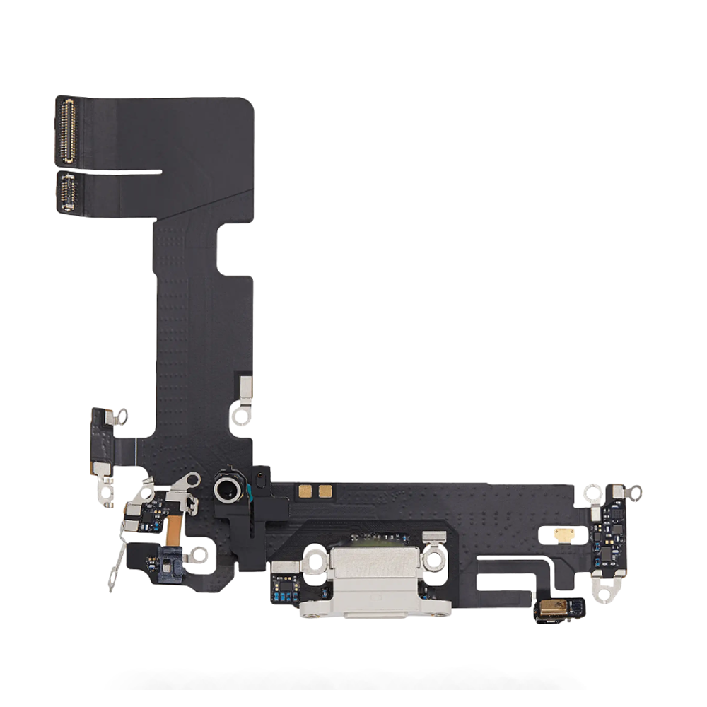 Charging Port Flex Cable For Apple iPhone 13 (Original Pulled) (Starlight)