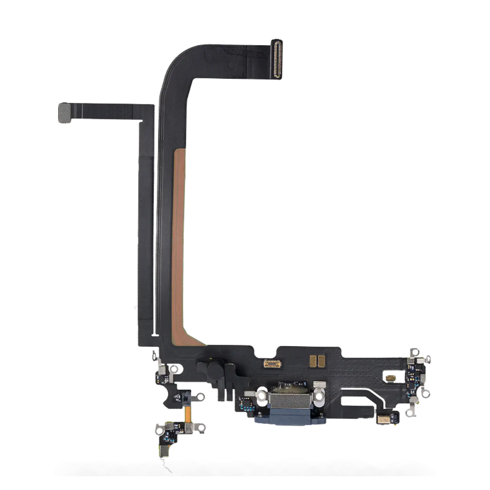 Charging Port Flex Cable For Apple iPhone 13 Pro Max (Original Pulled) (Sierra Blue)