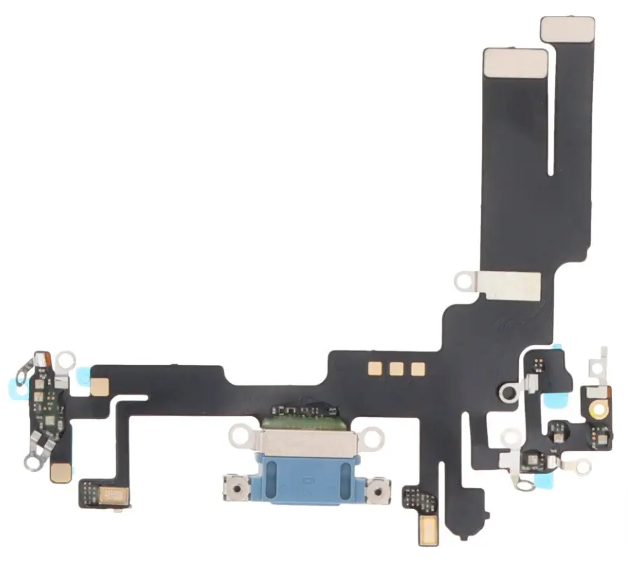 Charging Port Flex for iPhone 14 blue (OEM)