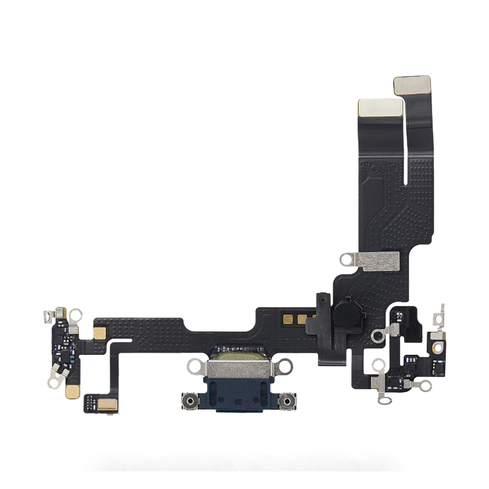 Charging Port Flex Cable For Apple iPhone 14 (Original Pulled) (Midnight)