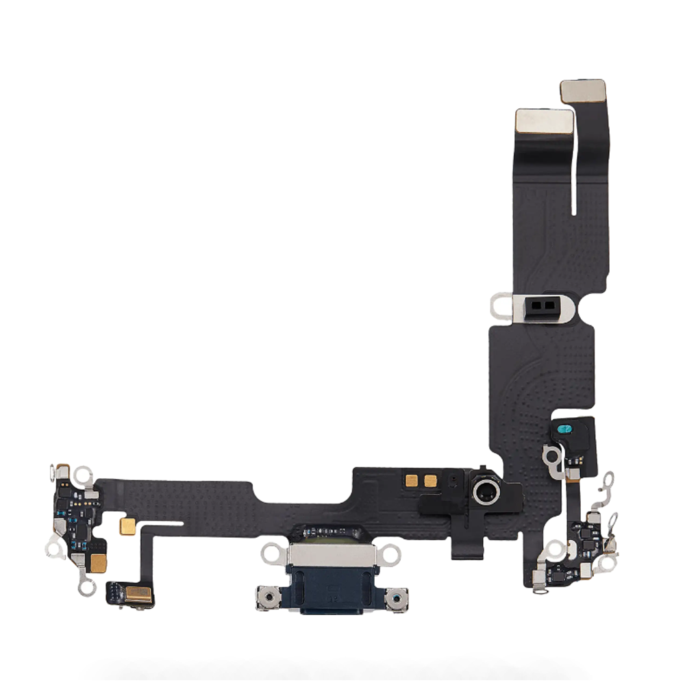 Charging Port Flex Cable For Apple iPhone 14 Plus (Original Pulled) (Midnight)