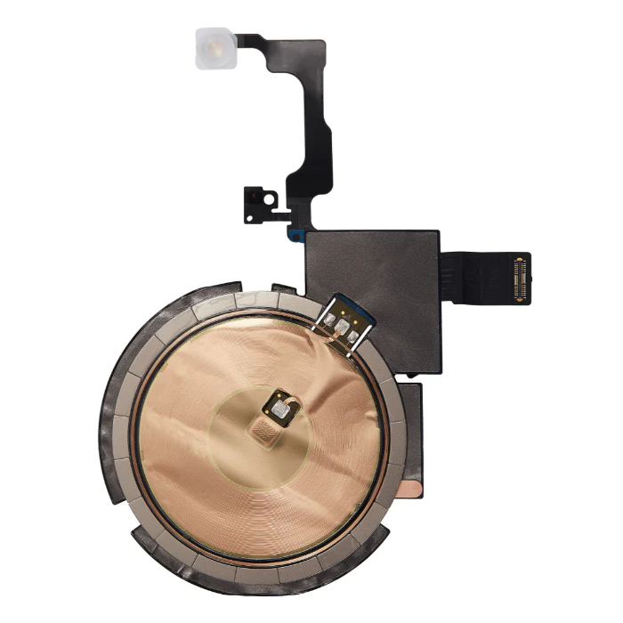Wireless NFC Charging Flex With Flashlight Flex Cable For iPhone 15 Pro Max