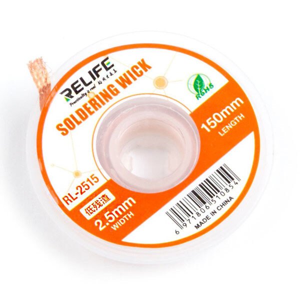 RELIFEC Solder Wick 2.5mm*1.5m