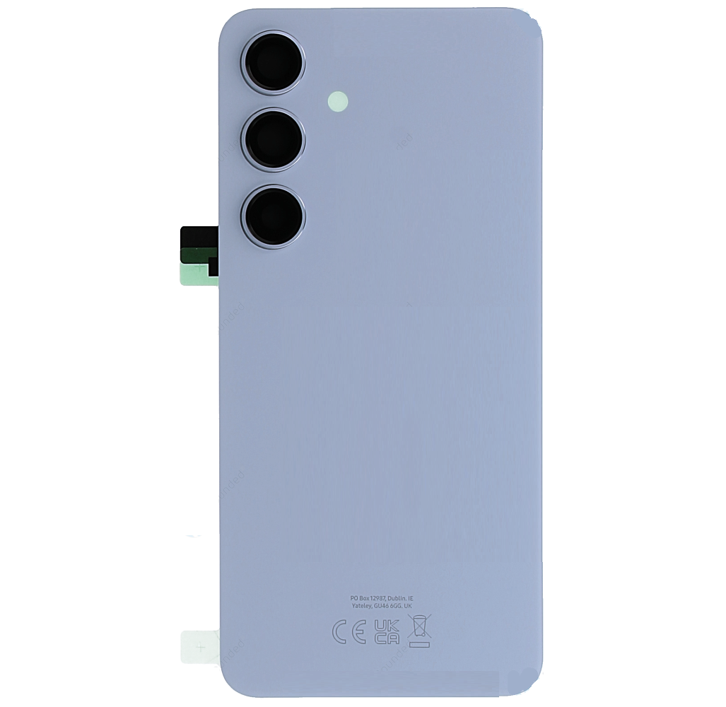 Samsung Galaxy S24 - Battery Door + Battery Door Adhesive + Back Camera Lens and Bezel Sapphire Blue OEM