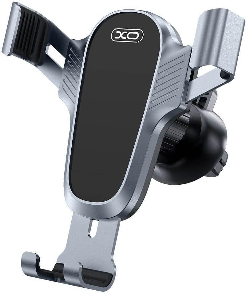 XO Car Holder C86 Black Βάση Κινητού Αυτοκινήτου για Αεραγωγό με Περιστροφή 360°