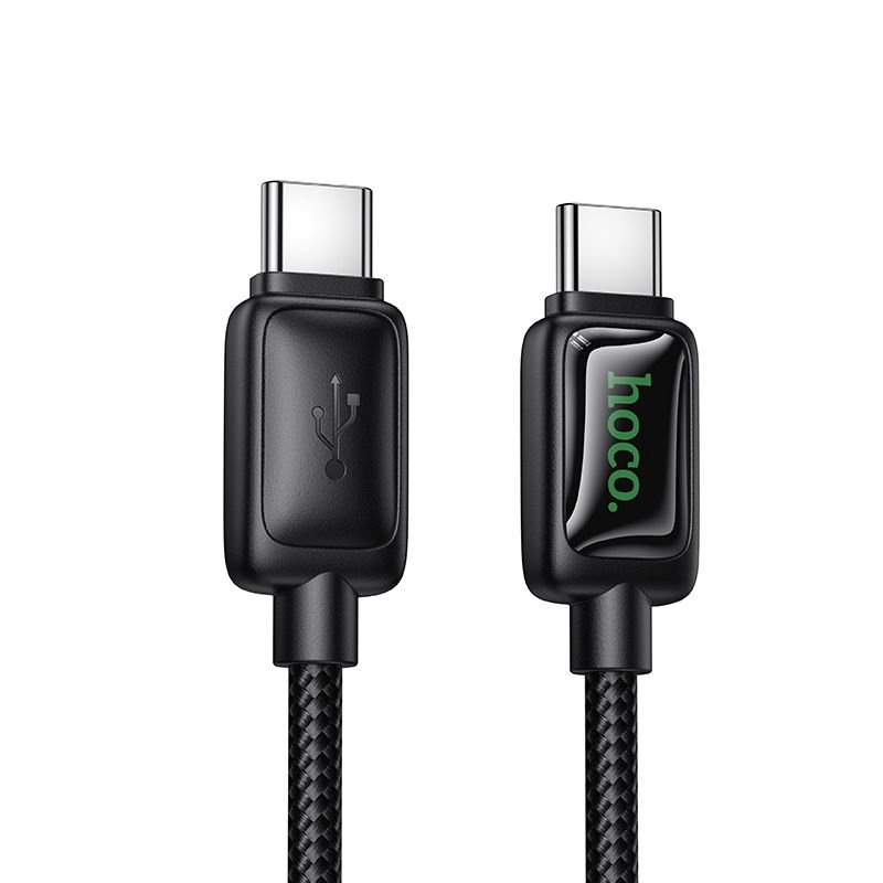 Καλώδιο USB-C σε USB-C Hoco 3A 60W 1,2m U146 μαύρο