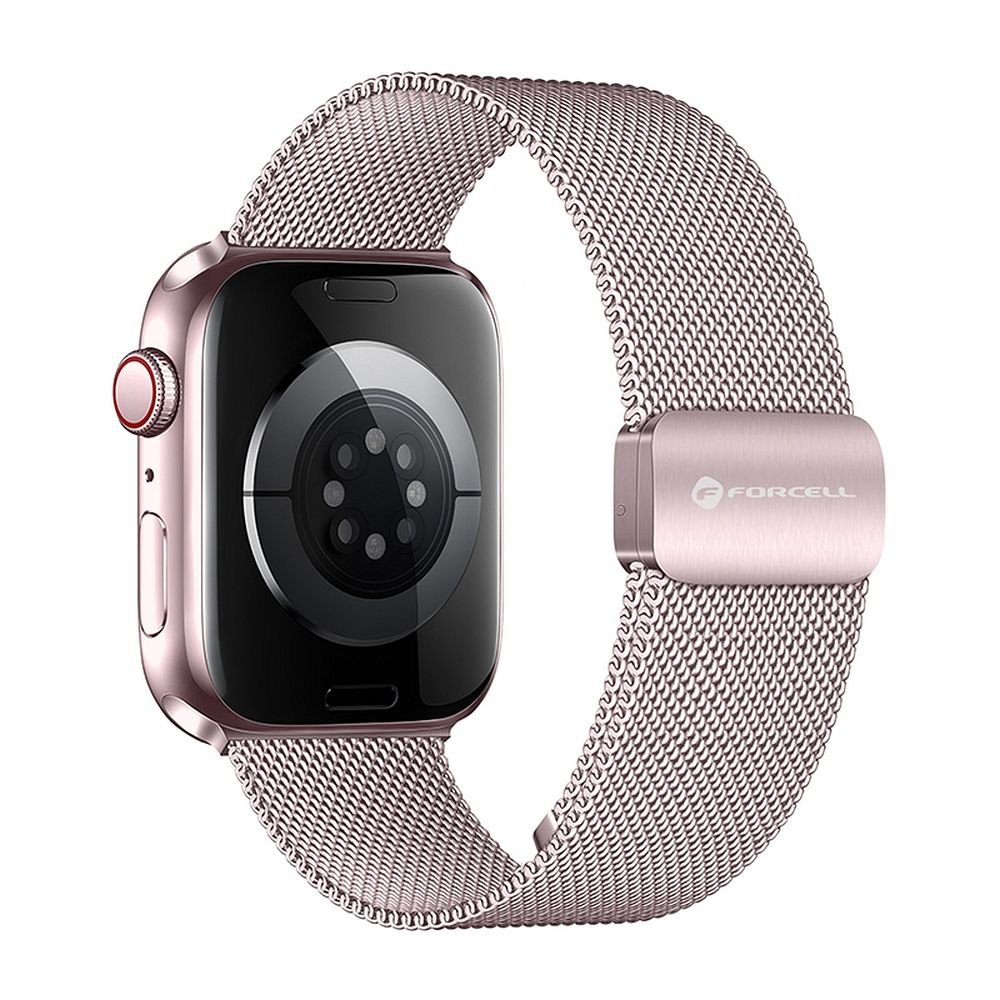 Forcell Strap to Apple Watch F-Design FA14 magnetic steel 42 / 44 / 45 / 49 mm pink