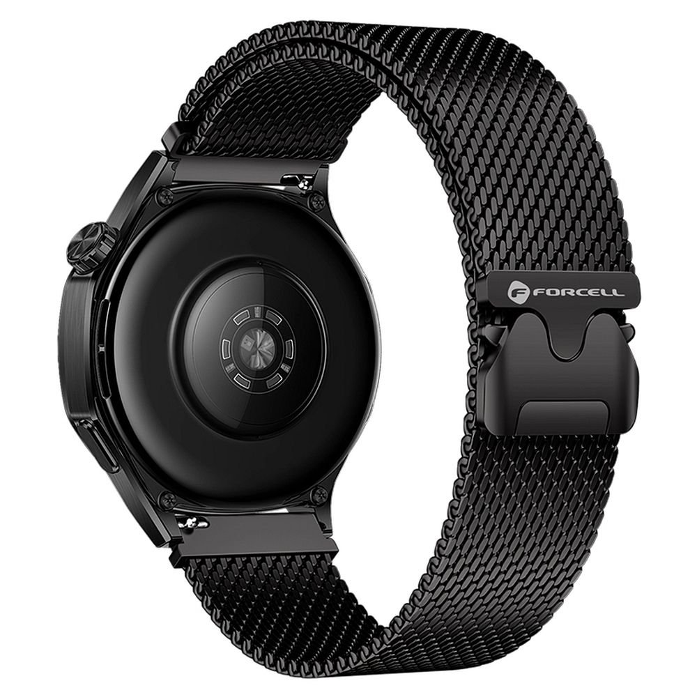 Forcell Strap to Samsung Galaxy Watch F-Design FS10 magnetic steel 22mm black