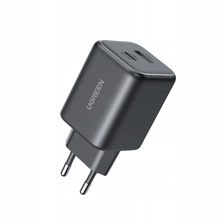 UGREEN 220V 45W, USB-A + USB-C, Nexode N GaN black – X525 / 65057