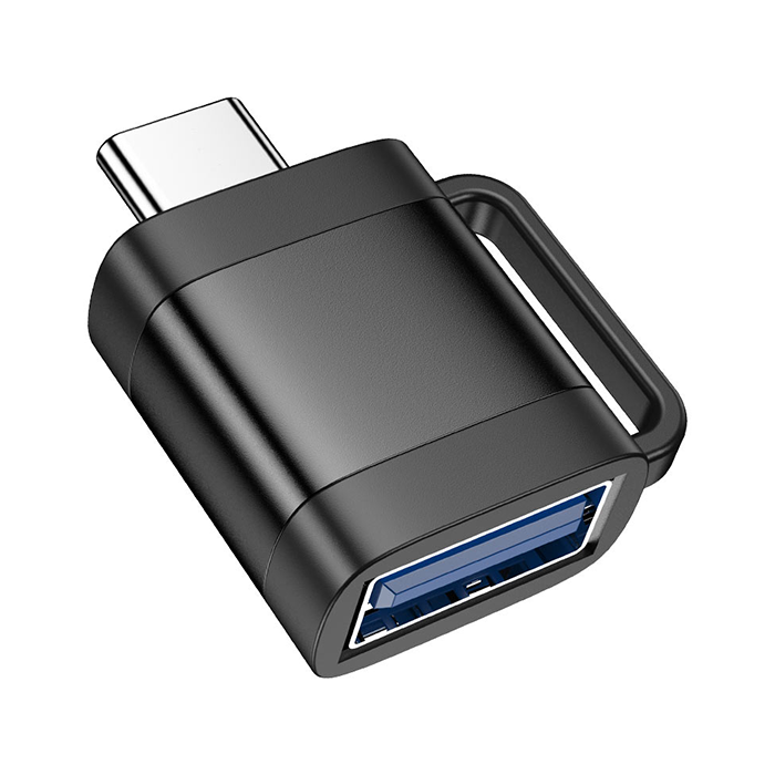 Adapter OTG USB C to USB A Hoco 3A UA31C black