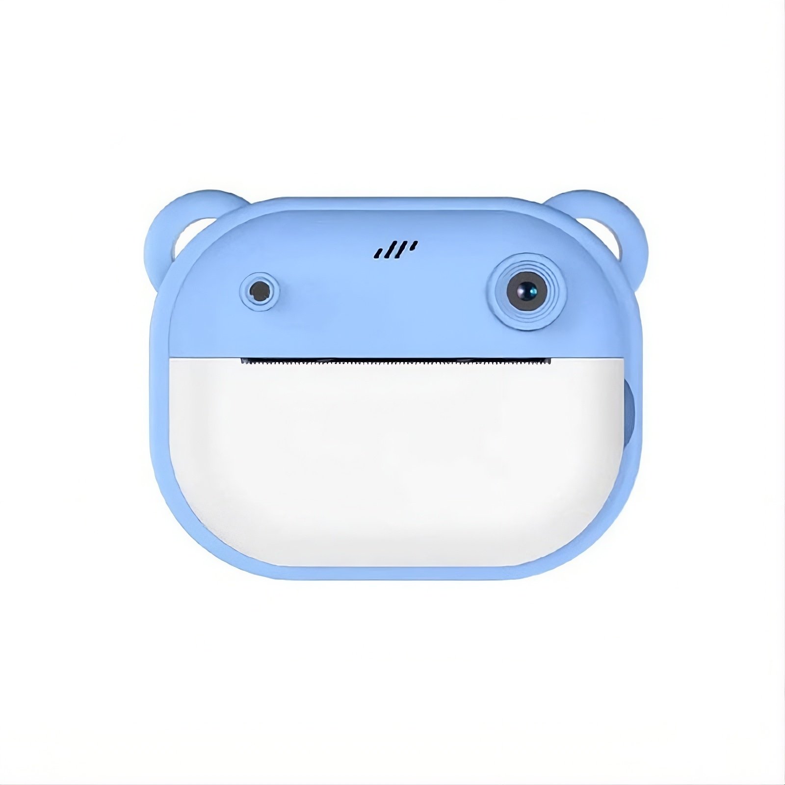 Kids Διπλή HD AI Camera με Ενσωματωμένο Θερμικό Εκτυπωτή, Εγγραφή Βίντεο, MP3 Player, Υποδοχή SD - Γαλάζιο